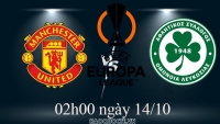 Link xem trực tiếp MU vs Omonia (02h00 ngày 14/10) vòng bảng Cúp C2 châu Âu