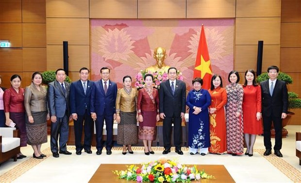 Vietnamese, Lao National Assemblies share experience in social affairs