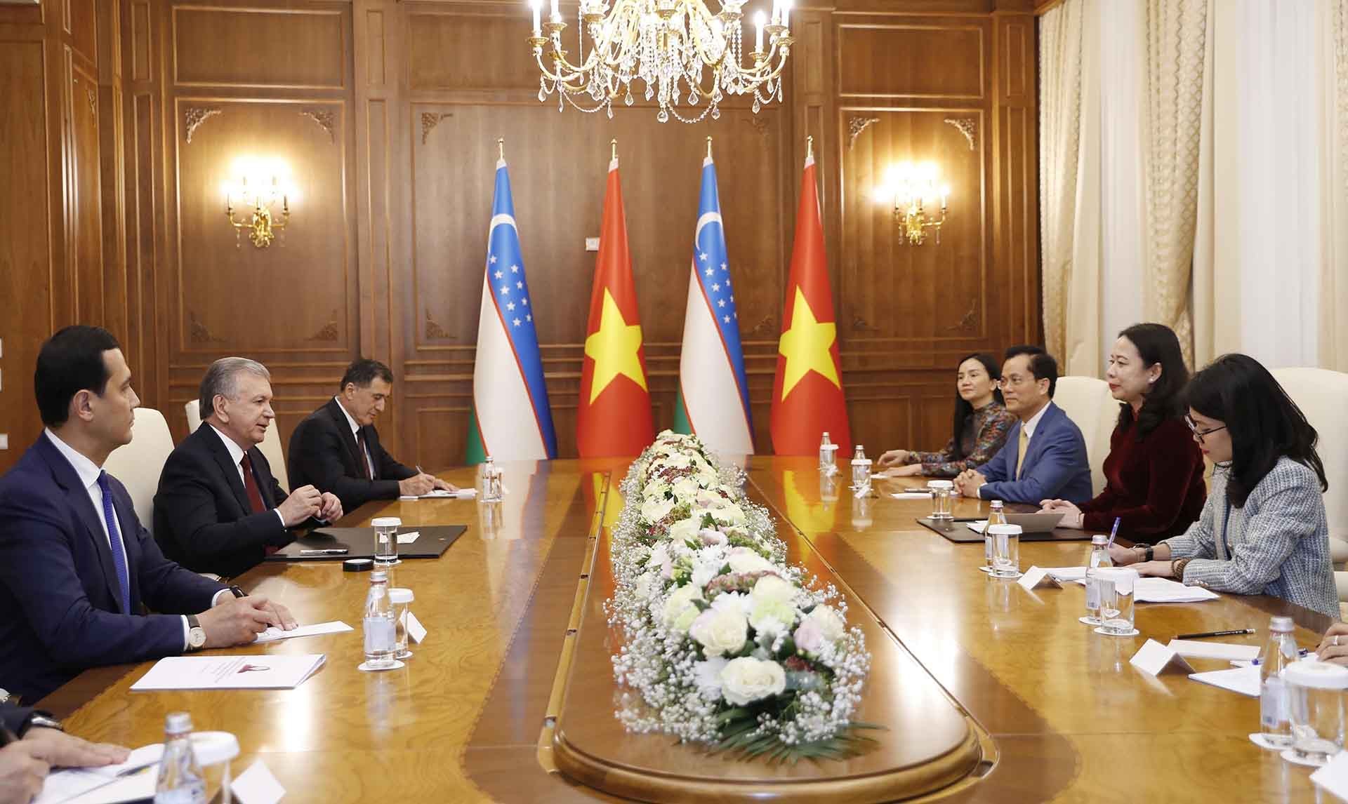 Phó Chủ tịch nước Võ Thị Ánh Xuân hội kiến Tổng thống Kazakhstan Kassym-Jomart Tokayev