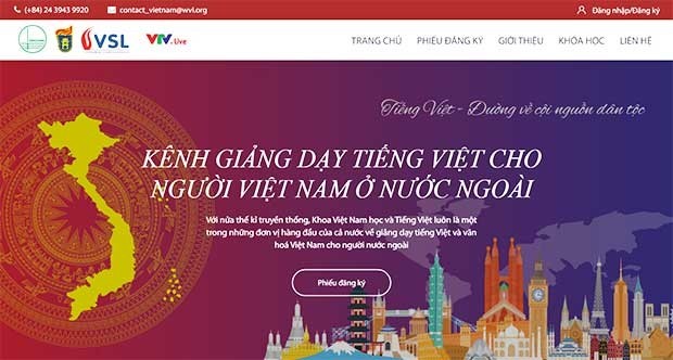 Có thêm kênh giảng dạy tiếng Việt trực tuyến cho kiều bào