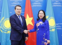 Phó Chủ tịch nước Võ Thị Ánh Xuân hội kiến Thủ tướng Kazakhstan