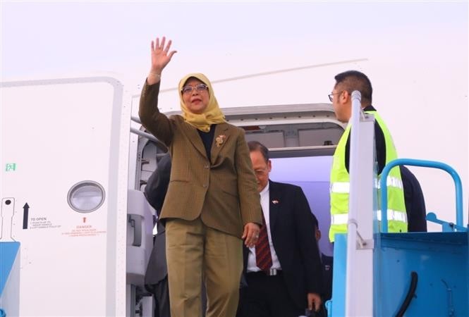 Singaporean President Halimah Yacob begins State visit to Vietnam