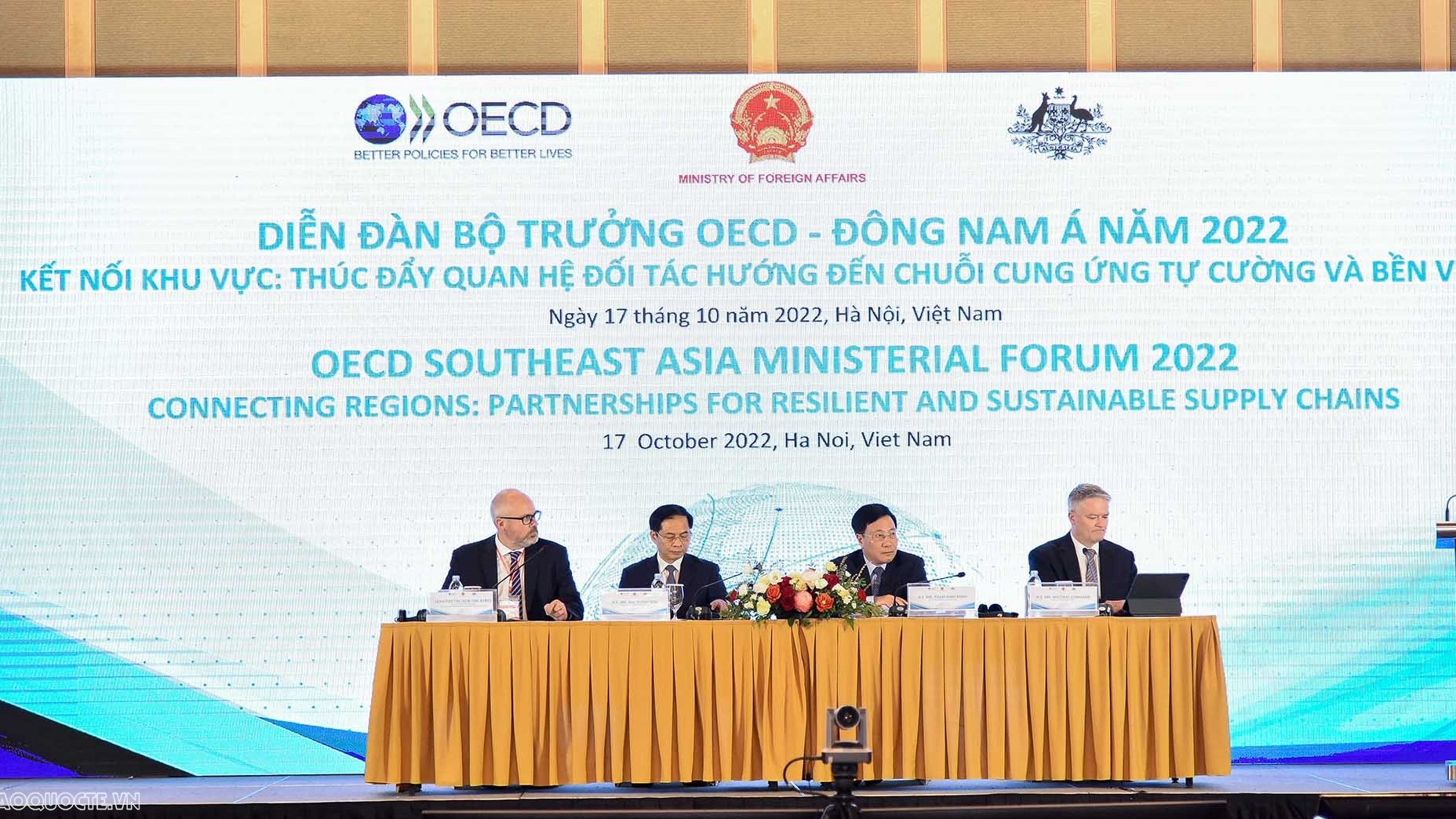 Thúc đẩy quan hệ đối tác OECD và Đông Nam Á  vì chuỗi cung ứng tự cường và bền vững