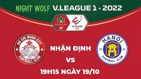 Nhận định trận đấu giữa TP.HCM vs Hà Nội, 19h15 ngày 19/10 - V.League 1