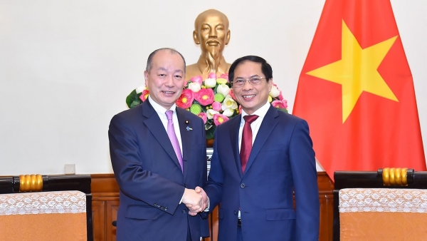 Foreign Minister delighted at growing ties with Japan