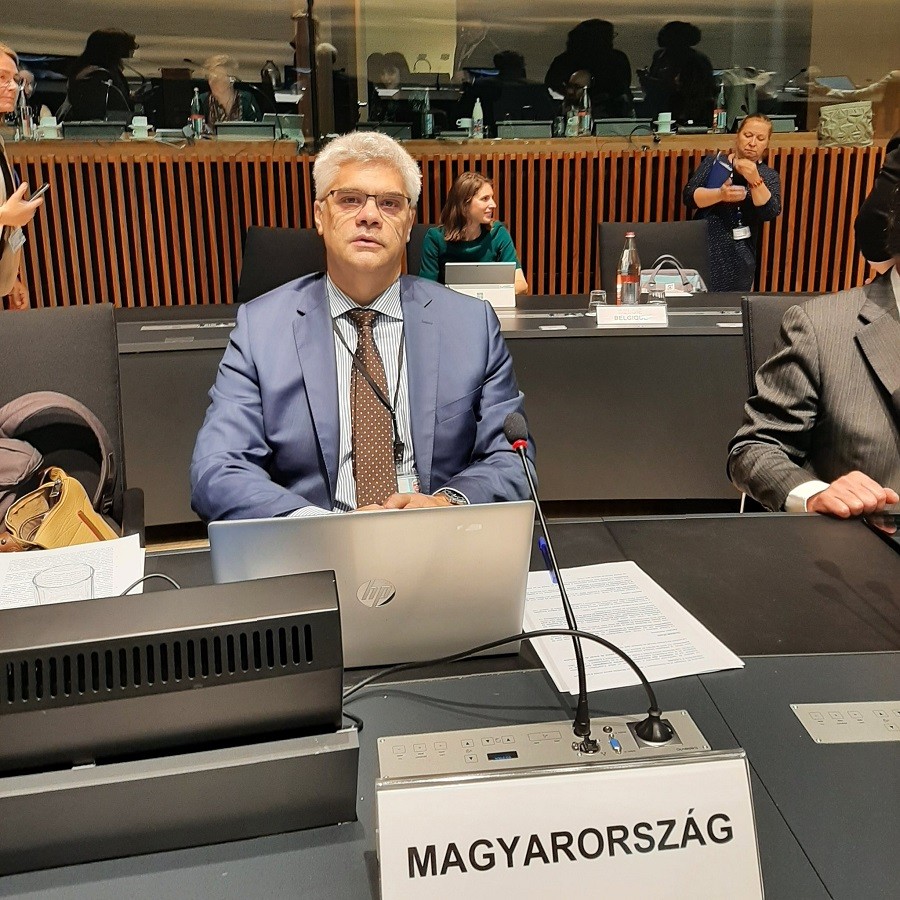 Đại sứ Gabor Baranyai, Trưởng Phái đoàn đại diện thường trực của Hungary tại Liên minh châu Âu (EU). (Nguồn: Twitter)