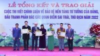 Đảng bộ Bộ Ngoại giao có nhiều bài dự thi nhất cuộc thi viết chính luận bảo vệ nền tảng tư tưởng của Đảng
