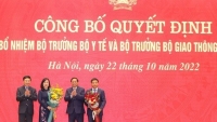 Thủ tướng Phạm Minh Chính trao quyết định bổ nhiệm cho tân Bộ trưởng Bộ Y tế  và Bộ Giao thông vận tải