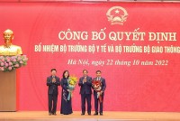 Thủ tướng Phạm Minh Chính trao quyết định bổ nhiệm cho tân Bộ trưởng Bộ Y tế  và Bộ Giao thông vận tải