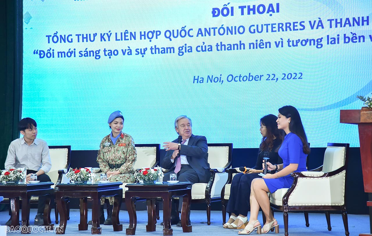 Tổng thư ký LHQ gửi gắm thông điệp về đoàn kết tới thanh niên Việt Nam