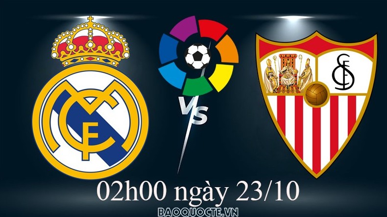 Link xem trực tiếp Real Madrid vs Sevilla (02h00 ngày 23/10) vòng 11 La Liga