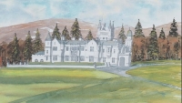 Bức tranh lâu đài Balmoral của Vua Charles được đấu giá tăng gấp 10 lần