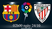 Link xem trực tiếp Barcelona vs Athletic Bilbao (02h00 ngày 24/10) vòng 11 La Liga
