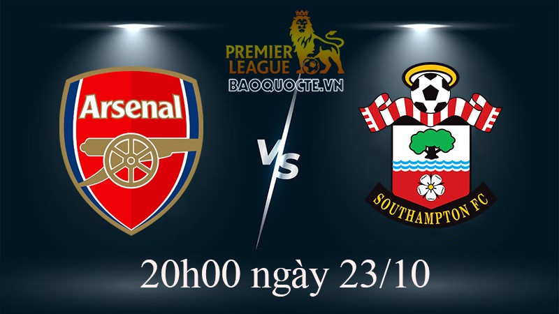 Link xem trực tiếp Arsenal vs Southampton (20h00 ngày 23/10) vòng 13 Ngoại hạng Anh