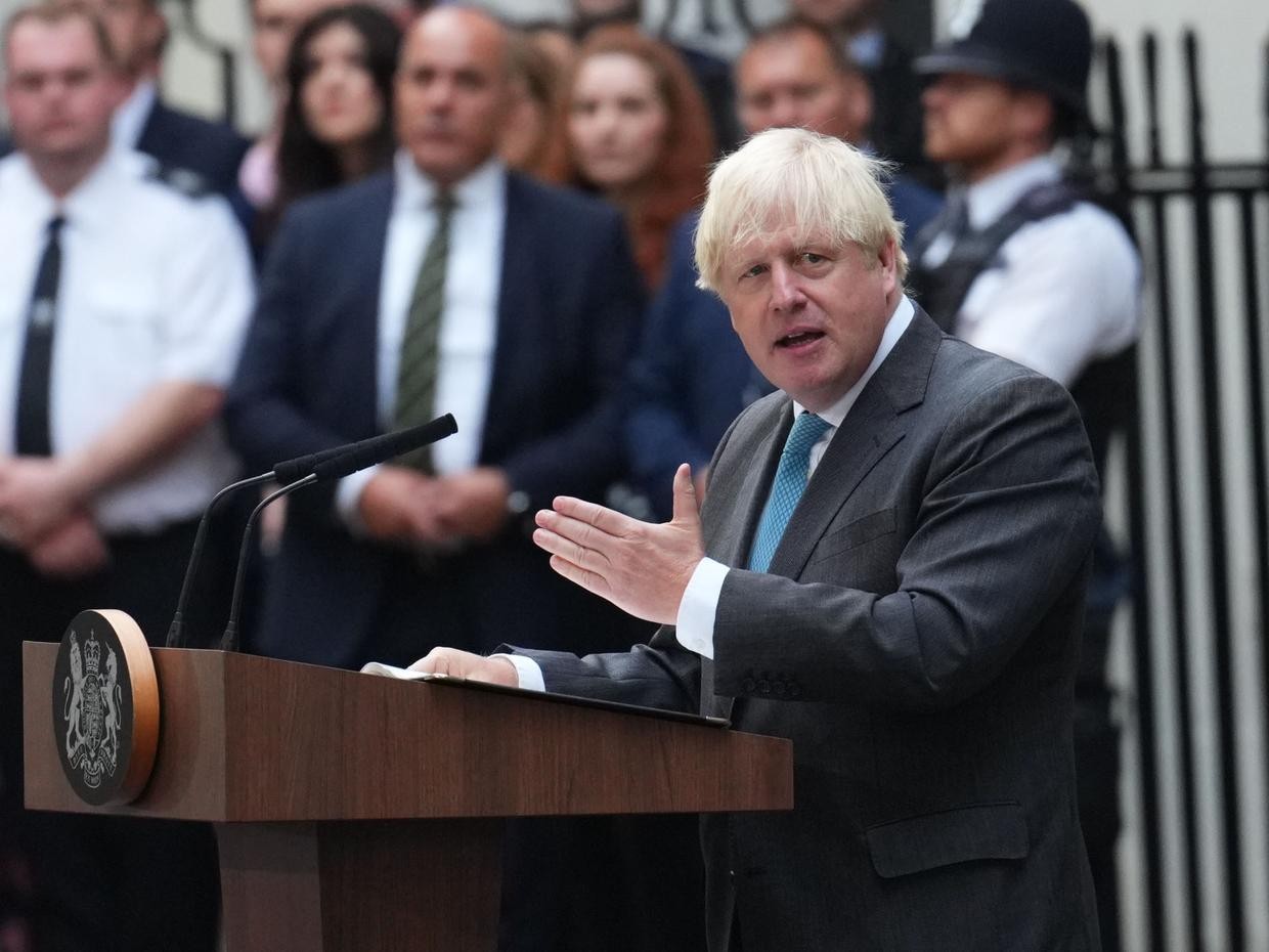 Cựu Thủ tướng Anh Boris Johnson đã có đủ sự ủng hộ từ các nghị sĩ để vượt qua ngưỡng 100 phiếu hậu thuẫn. (Nguồn: Getty Images)