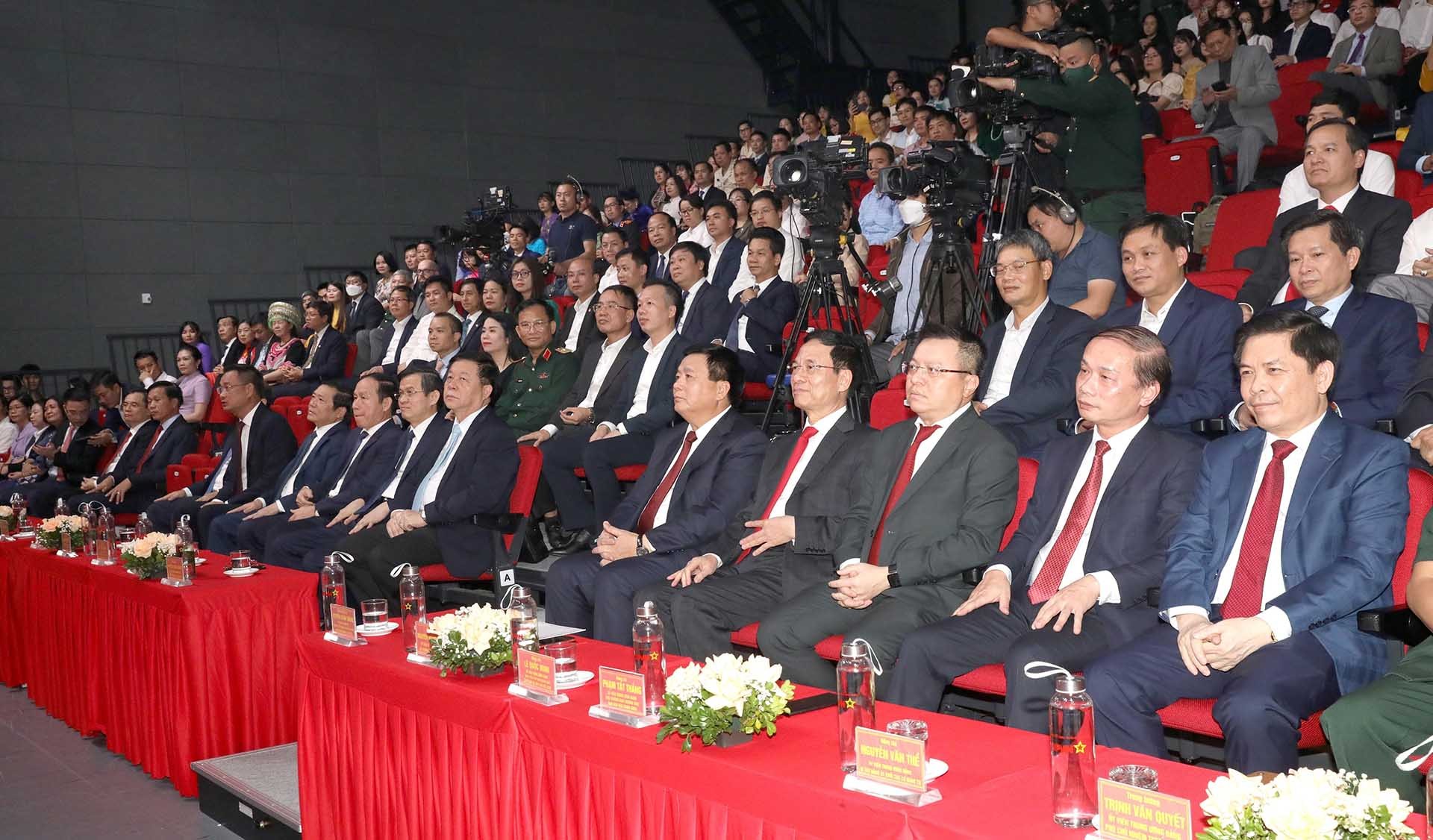 Các đại biểu tham dự Lễ trao giải. (Nguồn: TTXVN)
