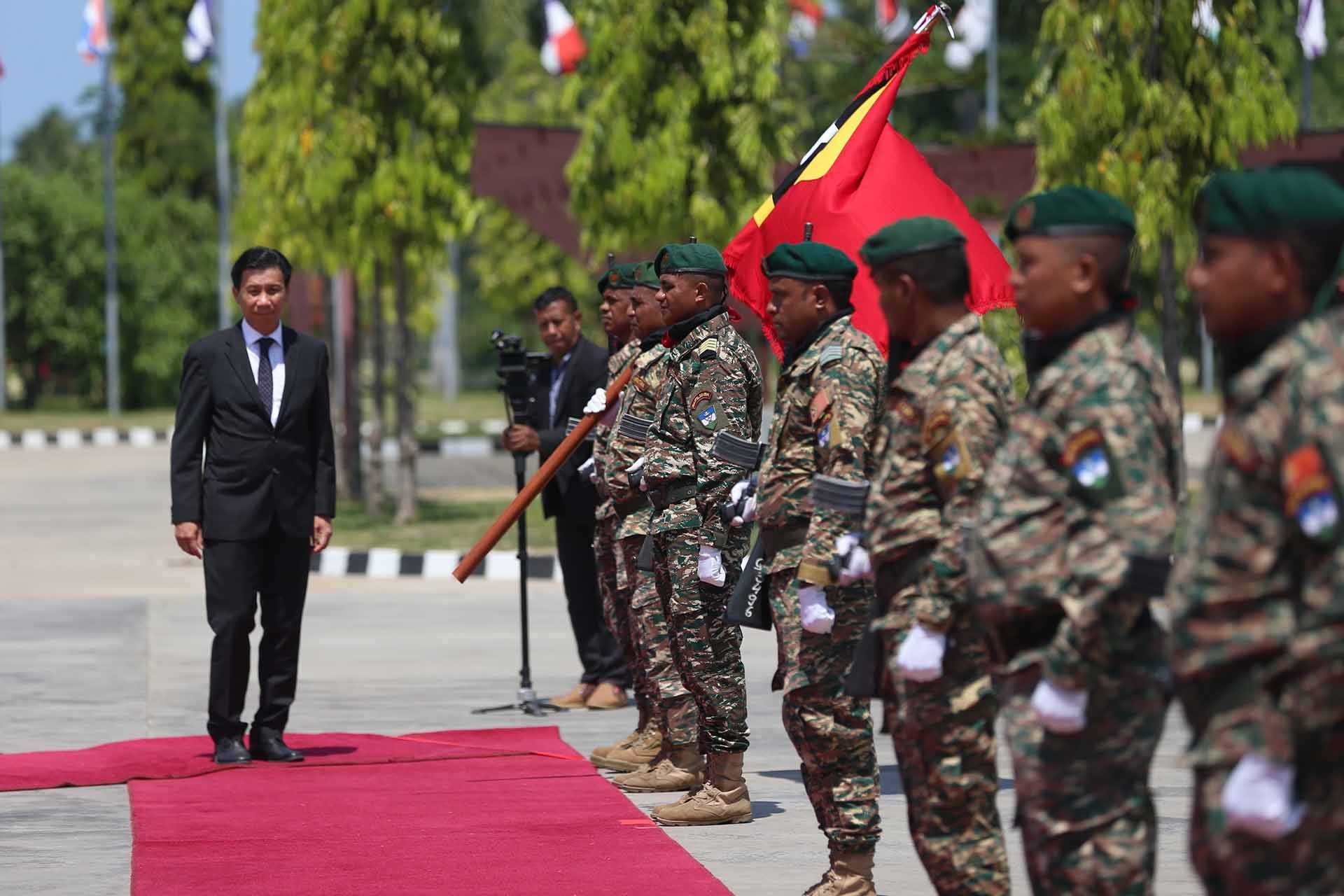 Đại sứ Tạ Văn Thông trình Thư ủy nhiệm lên Tổng thống Timor-Leste