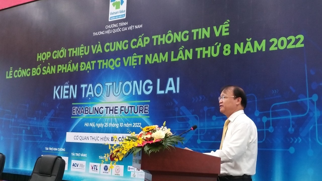 172 doanh nghiệp, 325 sản phẩm đạt Thương hiệu Quốc gia Việt Nam 2022