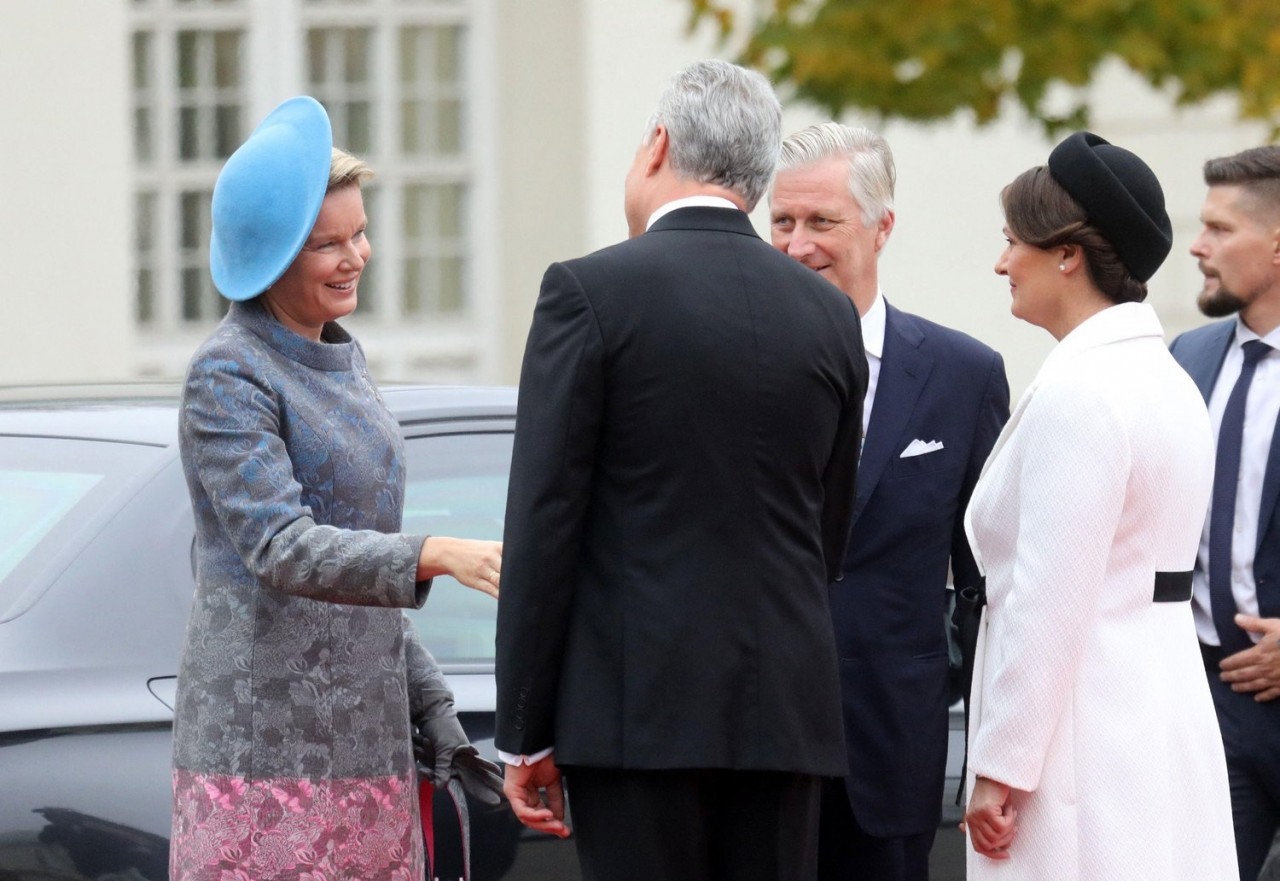 Hình ảnh của Nhà vua và Hoàng hậu Bỉ tại Lithuania