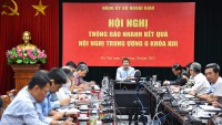 Đảng ủy Bộ Ngoại giao tổ chức Hội nghị thông báo nhanh kết quả Hội nghị Trung ương 6