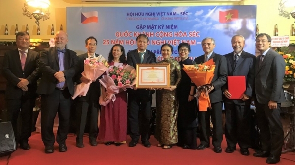 Association honoured for boosting ties with Czech Republic