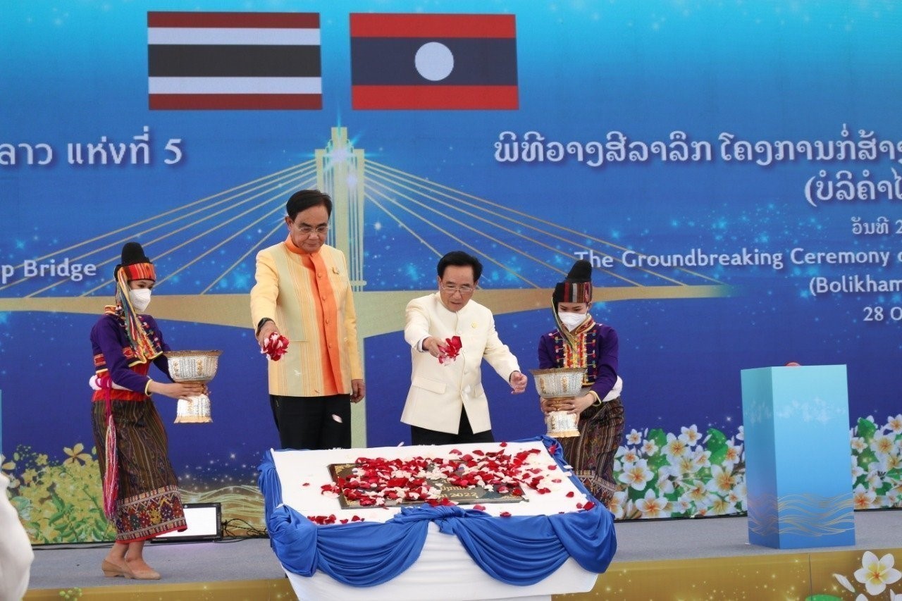 Thêm một cây cầu hữu nghị giữa Thái Lan và Lào