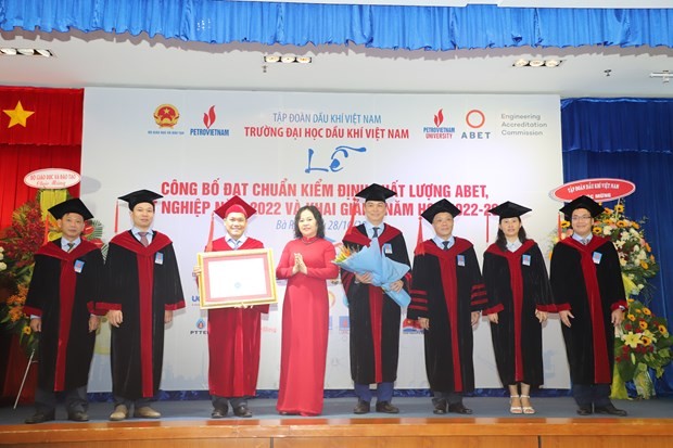 First Vietnamese university accredited with ABET petroleum training programme