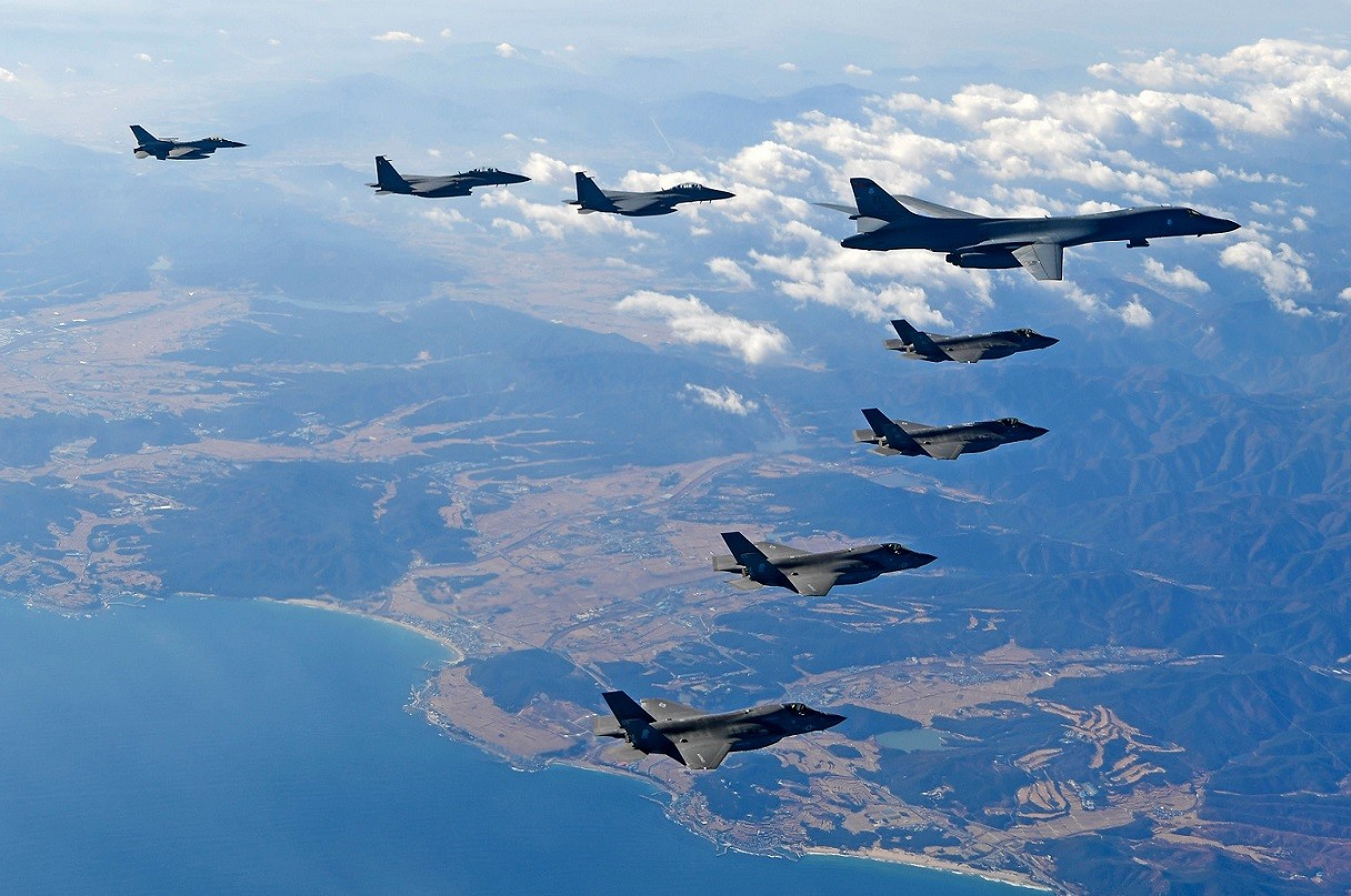 Hàn-Mỹ bắt đầu tập trận không quân chung