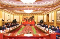 Điện mừng Kỷ niệm 73 năm ngày thiết lập quan hệ ngoại giao Việt Nam-Trung Quốc