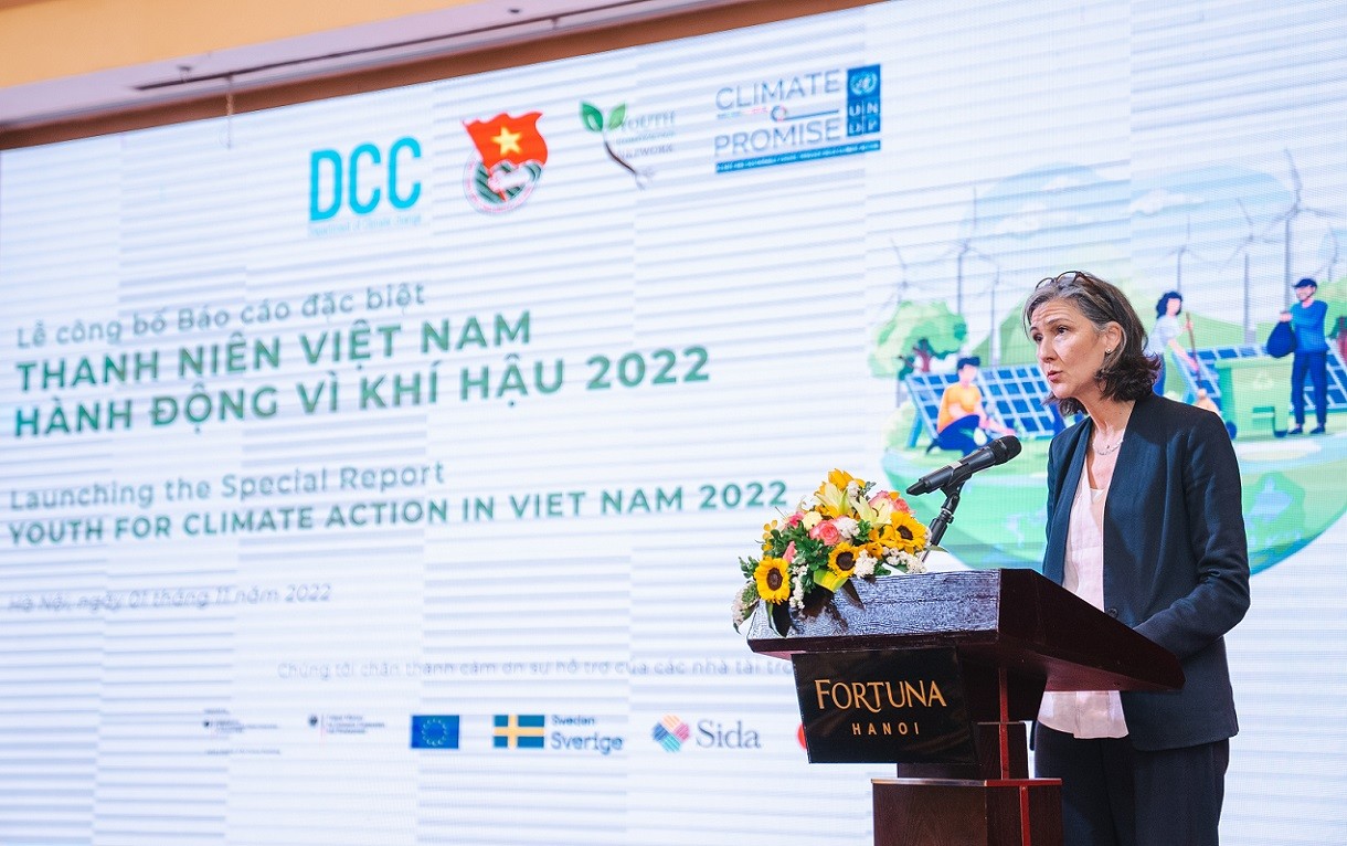 Lễ công bố 'Báo cáo đặc biệt thanh niên Việt Nam hành động vì khí hậu 2022'
