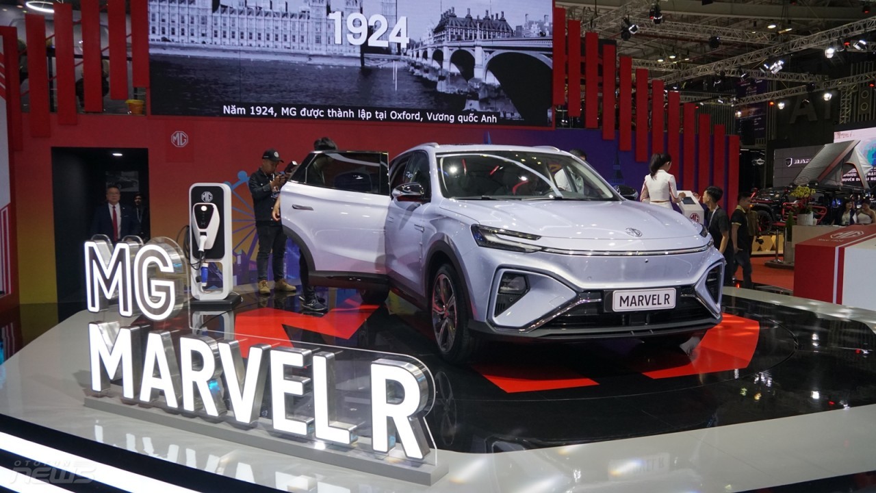 Cận cảnh mẫu SUV điện MG Marvel R ra mắt thị trường Việt Nam