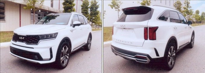 Bản 4x2 của Kia Sorento HEV 2023 có ngoại thất không khác gì bản 4x4.