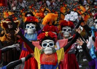 Lễ kỷ niệm 'Ngày của người chết' độc đáo ở Mexico