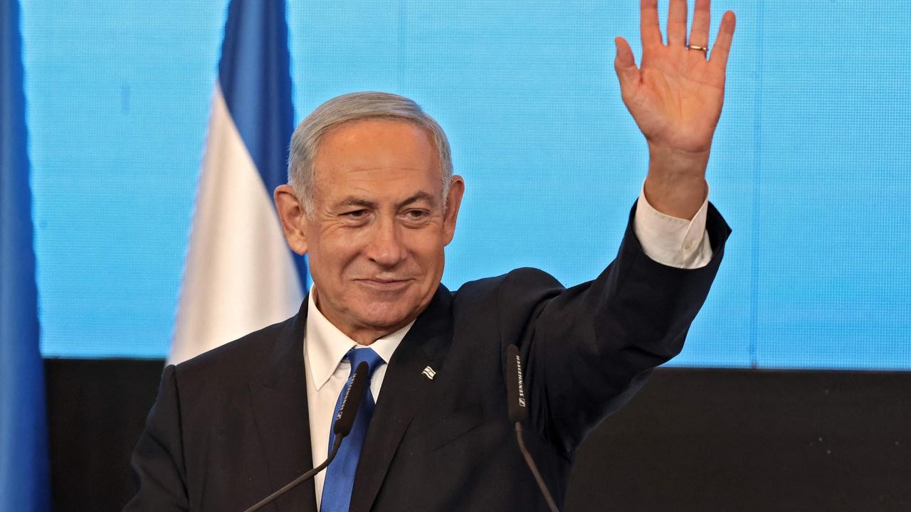 (11.04) Phe của ông Benjamin Netanyahu đã chiến thắng trong cuộc Bầu cử Quốc hội Israel vừa qua. (Nguồn: AFP)