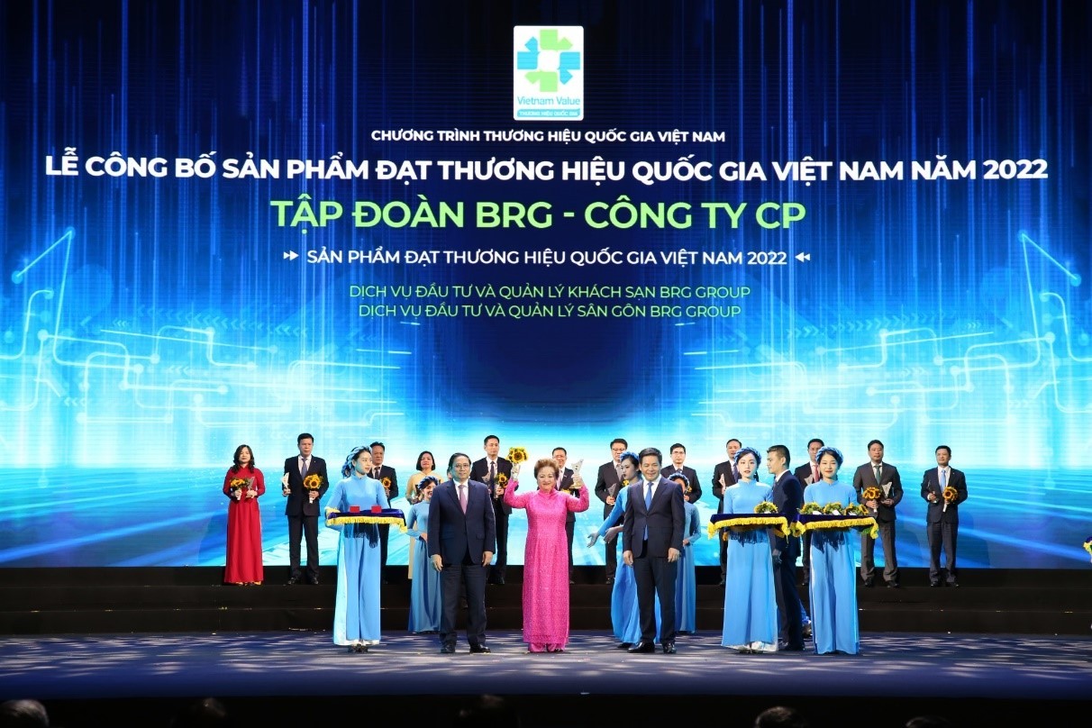 Nhiều thương hiệu thuộc Tập đoàn BRG được vinh danh 'Thương hiệu Quốc gia Việt Nam năm 2022'