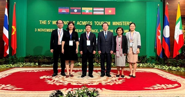 Tăng cường hợp tác du lịch các nước Campuchia, Lào, Myanmar, Việt Nam và Thái Lan