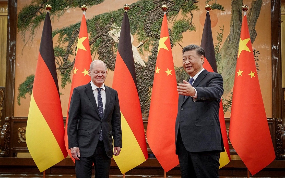 Thủ tướng Đức muốn "phát triển hơn nữa" quan hệ kinh tế với Trung Quốc, Chủ tịch Trung Quốc hội đàm với Thủ tướng Đức, Thủ tướng Đức thăm chính thức T