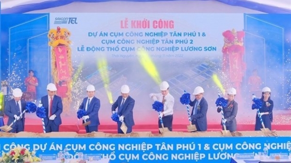 Work starts on three industrial clusters in Thai Nguyen