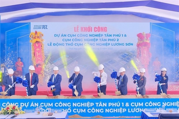 Work starts on three industrial clusters in Thai Nguyen