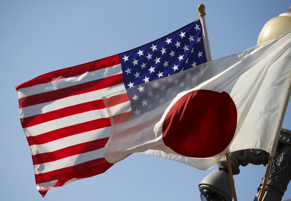 Nhật Bản-Mỹ thể hiện tình đồng minh khăng khít bằng cuộc tập trận không quân chung. (Nguồn: Reuters)