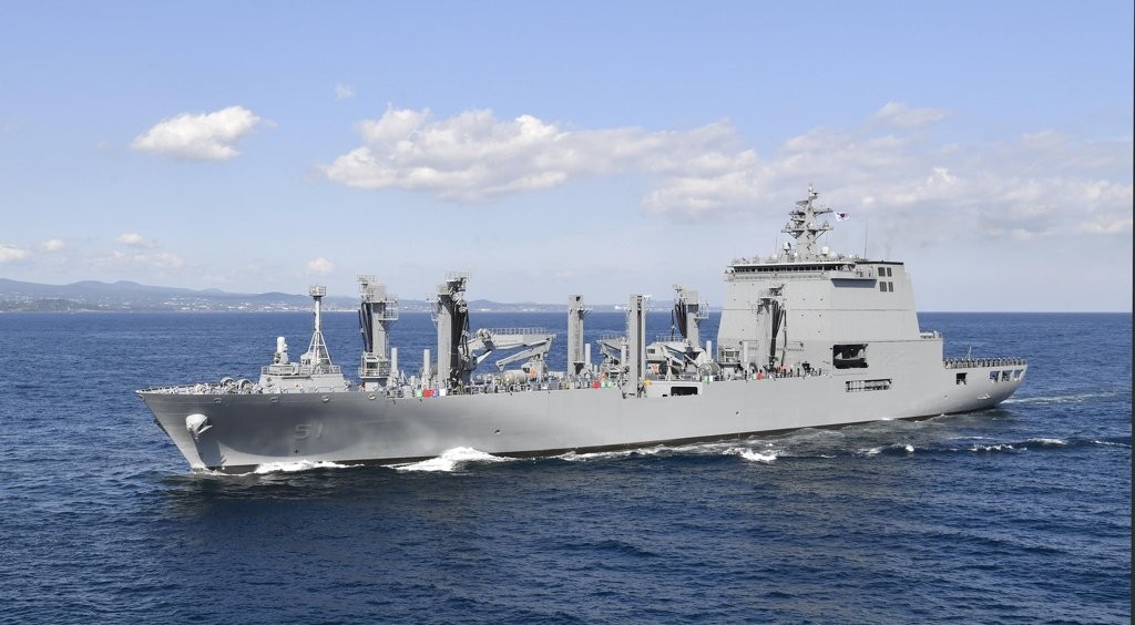 Nhật Bản tổ chức lễ duyệt hạm đội quốc tế đầu tiên sau 20 năm, thêm dấu hiệu 'tan băng' trong quan hệ với Hàn Quốc. (Nguồn: Yonhap)