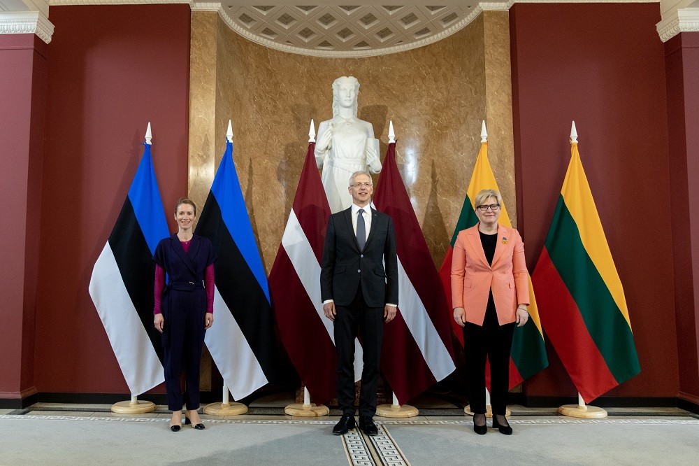 (11.06) Một cuộc gặp của lãnh đạo ba nước Baltic gồm Estonia, Latvia và Litva vào tháng 4/2022. (Nguồn: Irv)