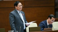 Thủ tướng Phạm Minh Chính trả lời chất vấn: Về đối ngoại, chúng ta không chọn bên mà chọn công lý và lẽ phải