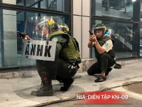 Diễn tập đối phó tình huống khẩn nguy an ninh tại Cảng HKQT Nội Bài