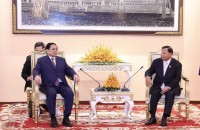 Thủ tướng Phạm Minh Chính mong muốn Thượng viện Campuchia tiếp tục ủng hộ tăng cường hơn nữa mối quan hệ Việt Nam-Campuchia