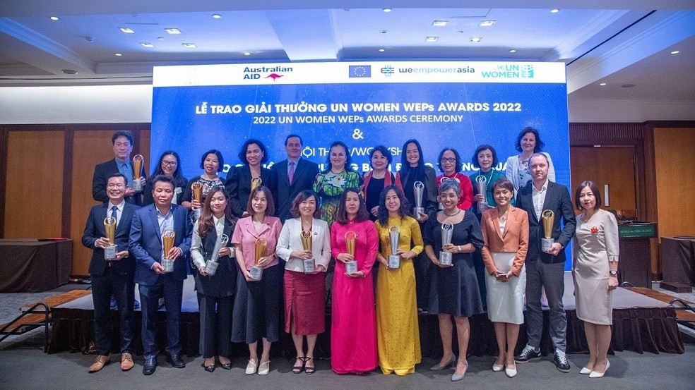 Trao giải thưởng UN Women WEPs Awards 2022 cho 15 doanh nghiệp Việt Nam tiêu biểu