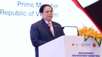 Thủ tướng Phạm Minh Chính phát biểu tại Hội nghị thượng đỉnh kinh doanh và đầu tư ASEAN