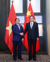 Thủ tướng Phạm Minh Chính hội kiến Thủ tướng Trung Quốc Lý Khắc Cường