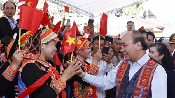 President attends festival of great national unity in Lai Chau