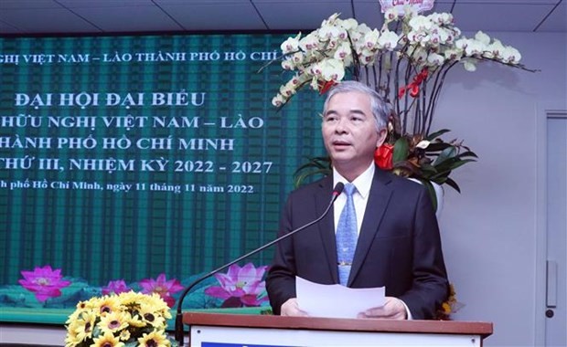 Vietnam - Laos Friendship Association in HCM City convenes 3rd congress